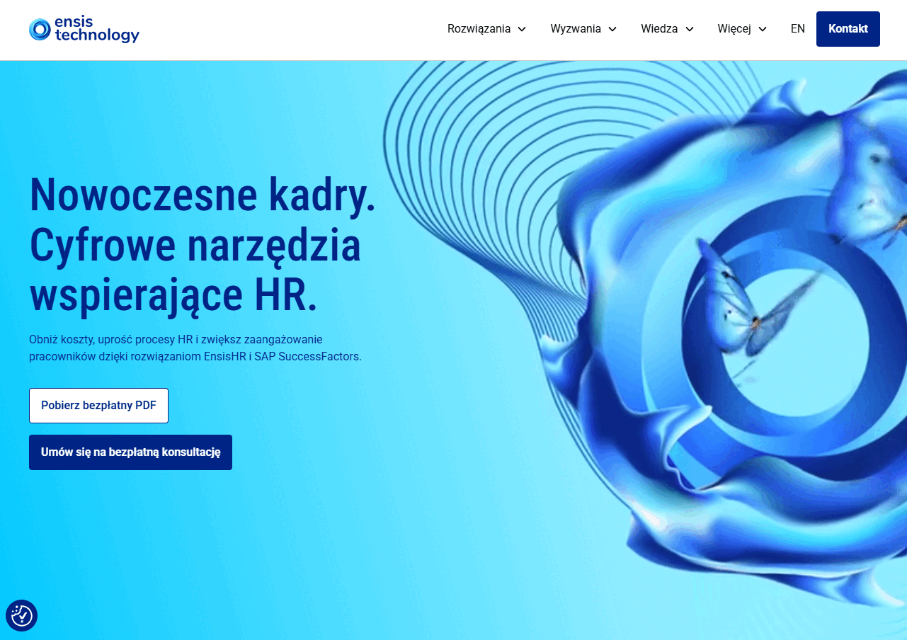 Ensis Technology project overview gif.